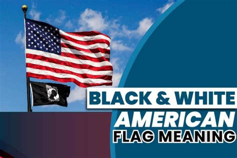 Black And White American Flag Meaning Is There Any