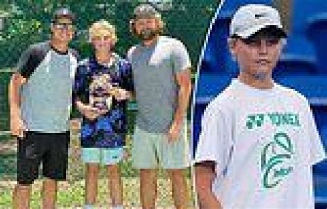 Tuesday November Pm Lleyton Hewitt S Tennis Prodigy Son Cruz Wins His First