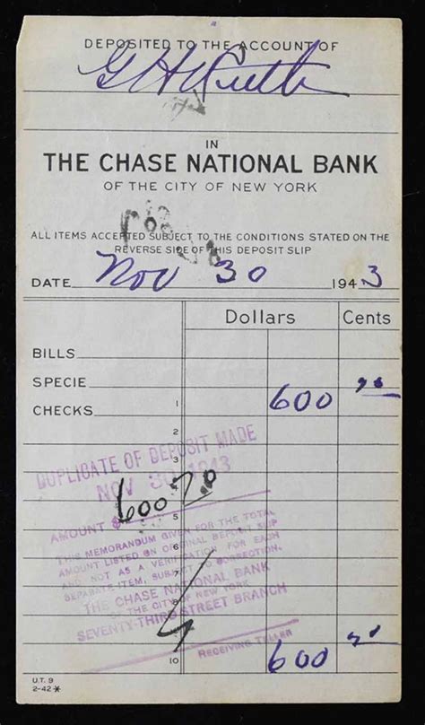 In addition to your cash, you should receive a transaction receipt that shows the new balance in your account. Chase Bank Deposit Slip 4 Questions To Ask At Chase Bank Deposit Slip | Chase bank, This or that ...