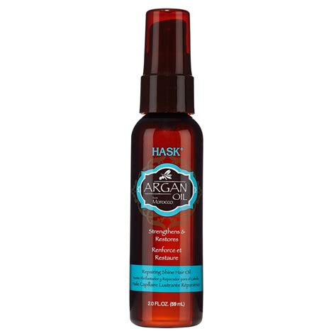 It's helped to thicken my hair and soften it. Buy Argan Repairing Shine Hair Oil 59 mL by Hask Online ...