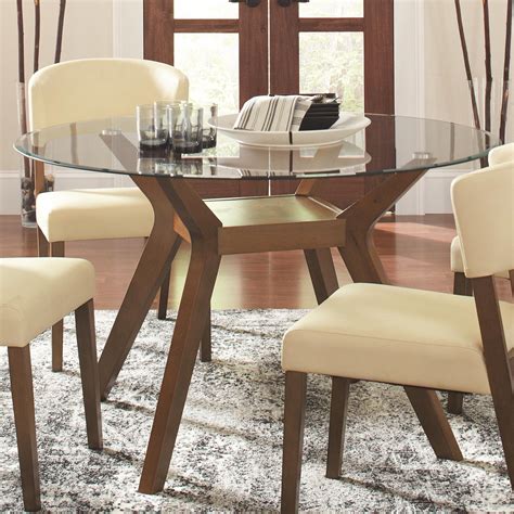 Paxton Round Glass Dining Table from Coaster (122180-CB48RD) | Coleman ...