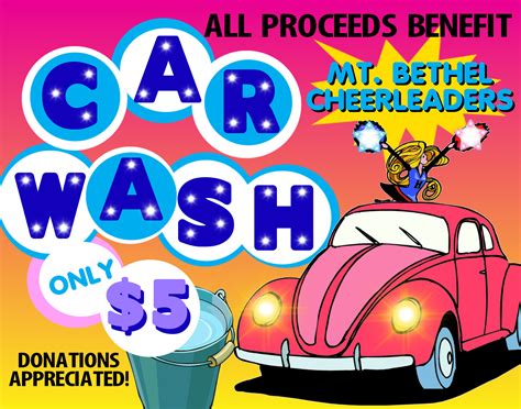 Car Wash Fundraiser Poster Ideas Bernie Bogan