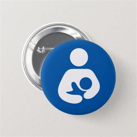 600px Breastfeeding Icon Medsvg Pinback Button Zazzle