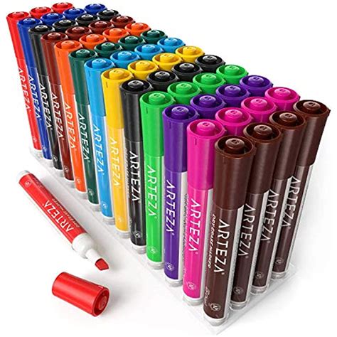 Erasable Markers Arteza Dry Erase Markers Bulk Pack Of 52 With Chisel
