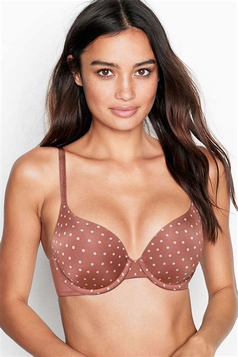 buy victoria s secret lace and sheer mesh push up bra from the victoria s secret uk online shop