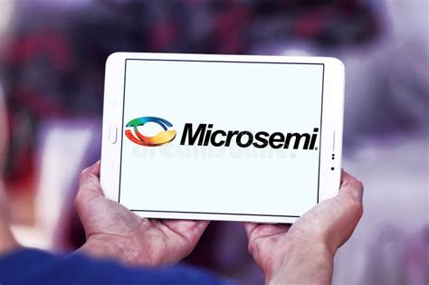 Microsemi Electronics Company Logo Editorial Stock Photo Image Of