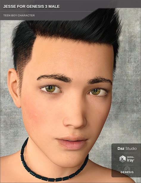 Released Jesse For Genesis 3 Male Teen Boy Character Commercial
