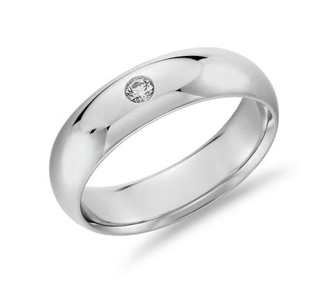 Check spelling or type a new query. Single Diamond Comfort Fit Wedding Ring in Platinum (6mm ...