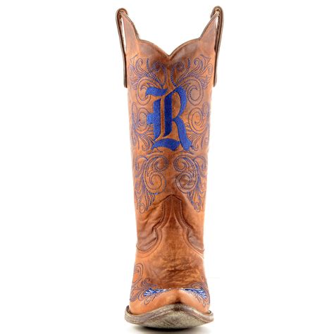 Gameday Rice University Cowgirl Boots Pointed Toe Sheplers