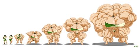 Toph Muscle Growth Sequence By Matl By Feuergreif1758 On Deviantart