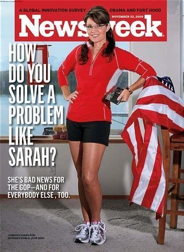 Snippets Sarah Palin Newsweek Cover Showing My Legs Sexist Photos
