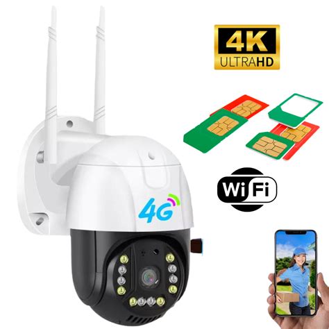 8mp Ultra Hd 4g Security Camera With Wifi And Colorful Ir Night Vision