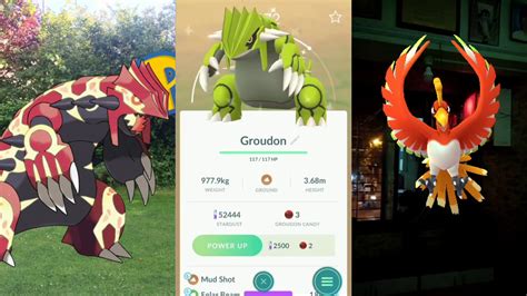 First Ever Shiny Groudon Caught In Pokemon Go - YouTube