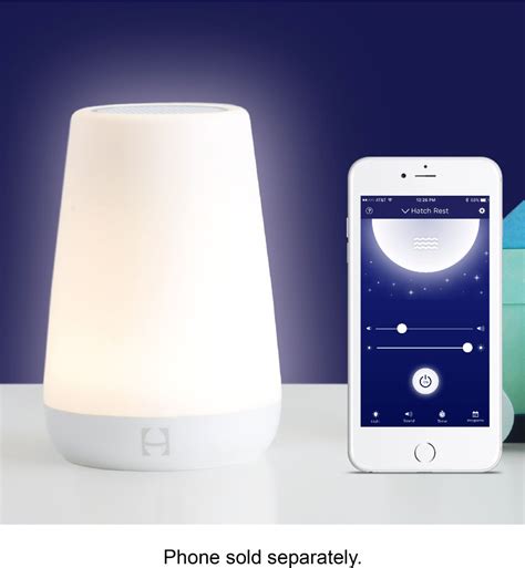 Hatch Rest Smart Night Light And Sound Machine With Time To Rise White