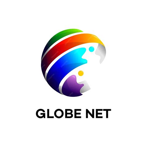 Premium Vector Abstract World Globe Logo Circle Globe Isolated On