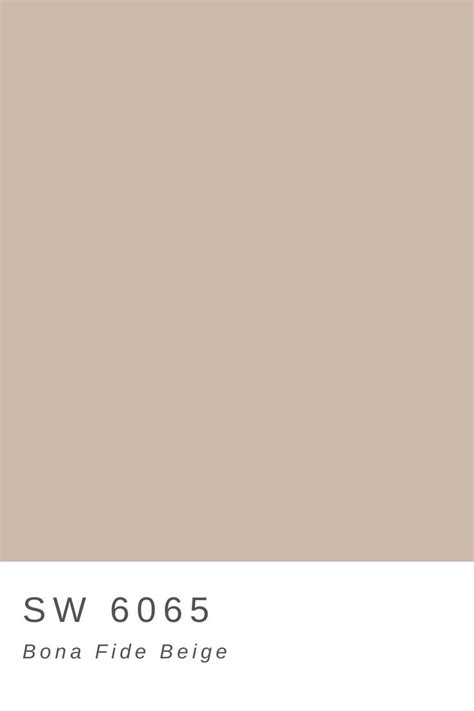 Sherwin Williams SW 6065 Bona Fide Beige Paint