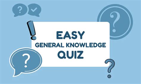 Easy General Knowledge Quiz Questions And Answers 2024