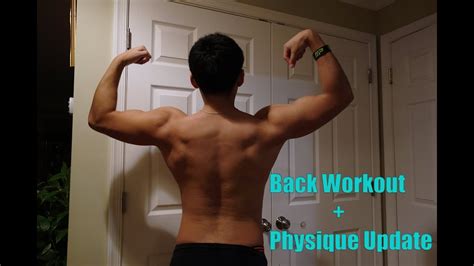 Aesthetic Back Workout Physique Update Youtube