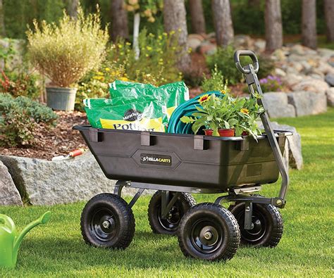 Gorilla Cart Heavy Duty Yard And Garden Dump Cart The Green Head