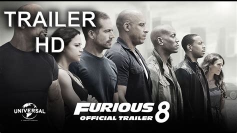 Furious 8 Official Trailer 2017 Hd Youtube