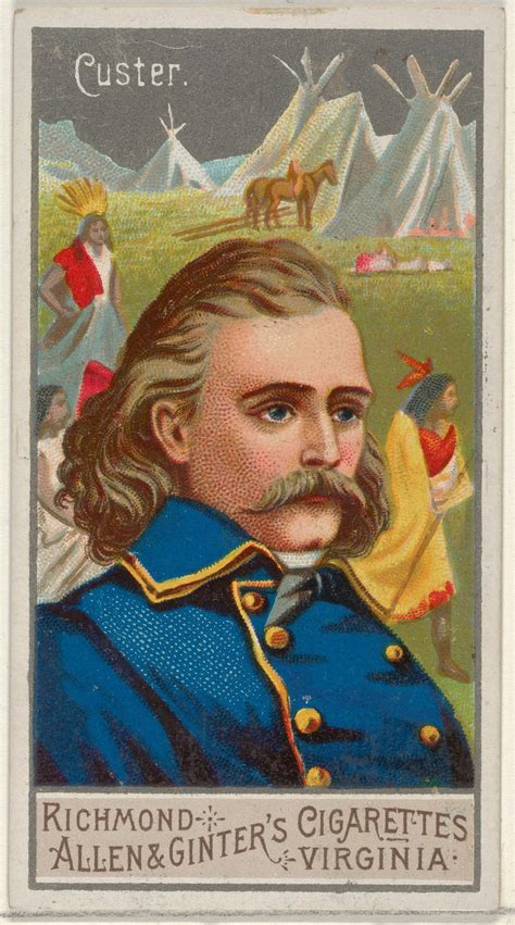 Allen And Ginter George Armstrong Custer From The Great Generals