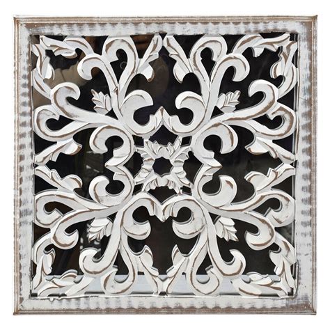 Carved Mirror Wall Decor