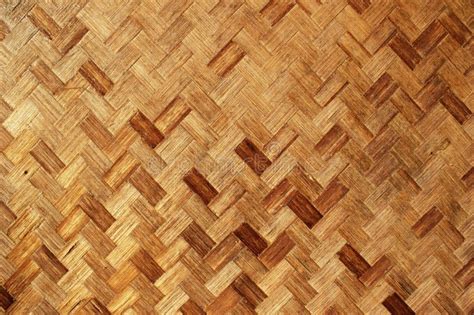 Knit En Bambou Mat Background Texture Photo Stock Image Du Culture