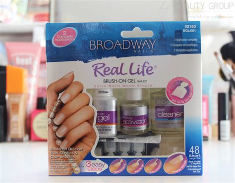 But it does take a few minutes to dry and i would recommend using the. Broadway Nails Real Life Brush-On Gel Nail Kit (Review and ...