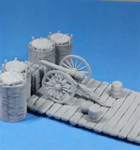 Acw Artillery Redoubt 28mm Wargaming3d