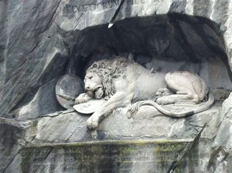 Löwendenkmal (Lion Monument) | Lion monument, Lucerne, Mountain city