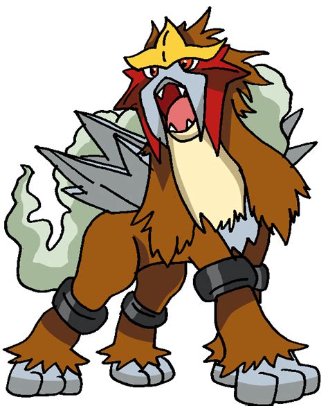 244 - Entei by Tails19950 on DeviantArt