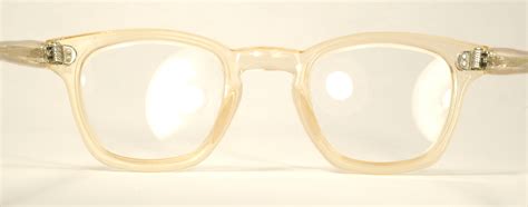 Optometrist Attic Ao Men S Amber Plastic Vintage Eyeglasses
