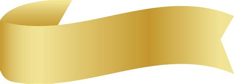 Gold Ribbon Sticker Golden Ribbon Gold Label 17261310 Png