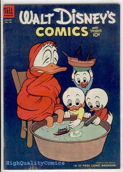 Walt Disney Comics 160 Fn Mickey Mouse Carl Barks 1953 Donald Duck