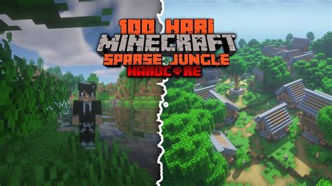 Hari Di Minecraft Hardcore Tapi Sparse Jungle Only Youtube