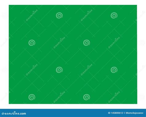 Green Map Of Us State Of Wyoming Stock Vector Illustration Of