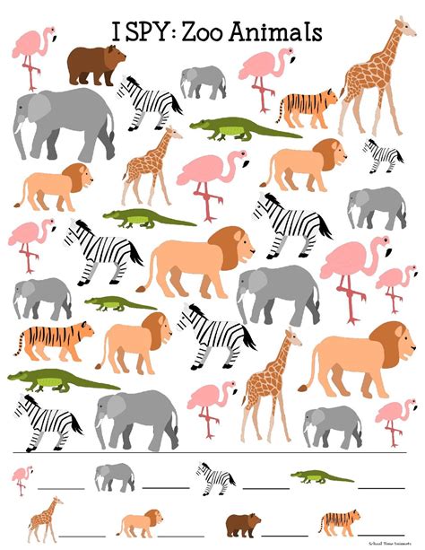 Free Printable Zoo Animal Templates Printable Templates