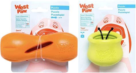 Pet Supplies West Paw Zogoflex Qwizl Dog Puzzle Treat Toy Small