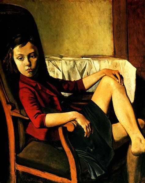 Balthus Therese 1938 Portrait Painting