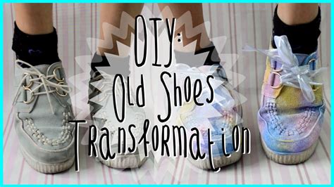 Diy Old Shoes Transformation Melikestea Youtube
