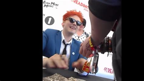 The way i was treated was priceless. MEETING GERARD WAY/ACTION CAT TATTOO - YouTube