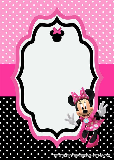 Minnie Mouse Printable Invitations