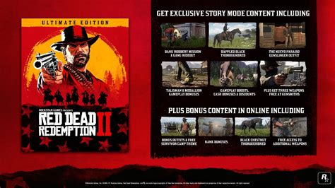 Red Dead Redemption 2 Story Mode And Ultimate Edition Content Xbox