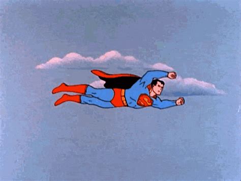 Superman Flying S Find And Share On Giphy