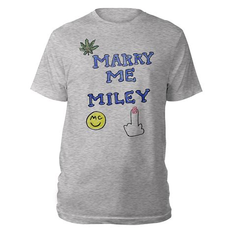 Miley Cyrus Official Store Marry Me Miley Tee