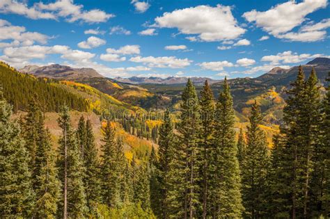 Southwest Colorado Mountain Fall Landscape Stock Photo Image Of