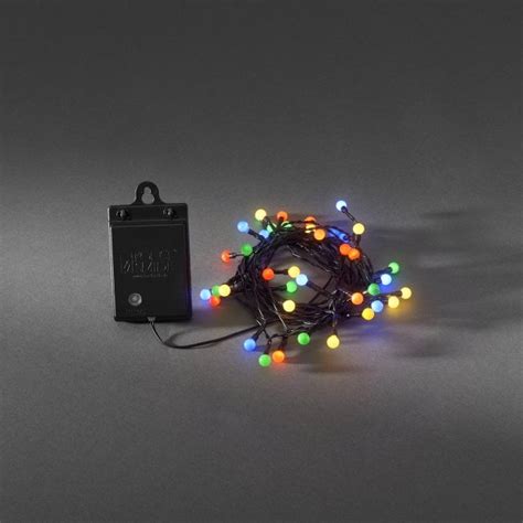 Christmas Led Lights Cherry Shaped Warm White Sensortimer 69h