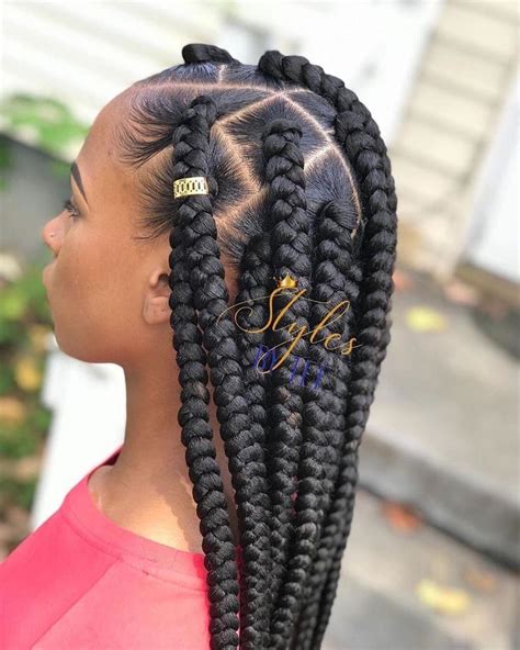 27 5k Likes 96 Comments Africans Braids Designs 👑🔥💗 Afric Big Box Braids Hairstyles