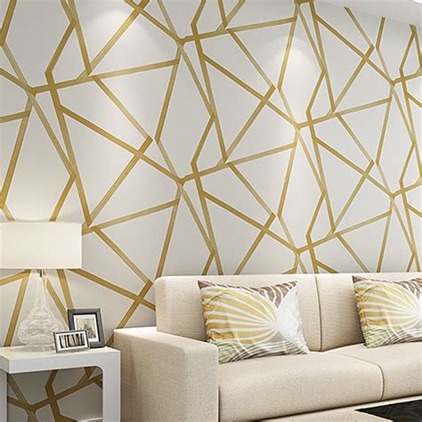 Modern Design Geometric Wallpaper For Home Decor