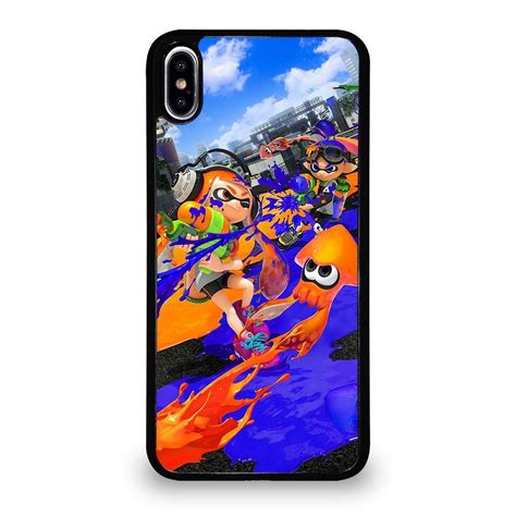 Splatoon Iphone Xs Max Case Best Custom Phone Cover Cool Personalized
